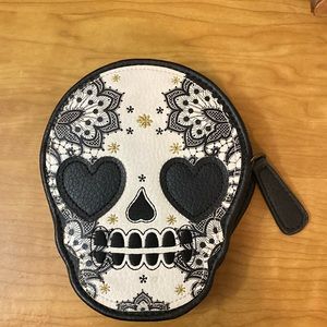 Beautiful Day Of The Dead Coin Purse By Loungefly